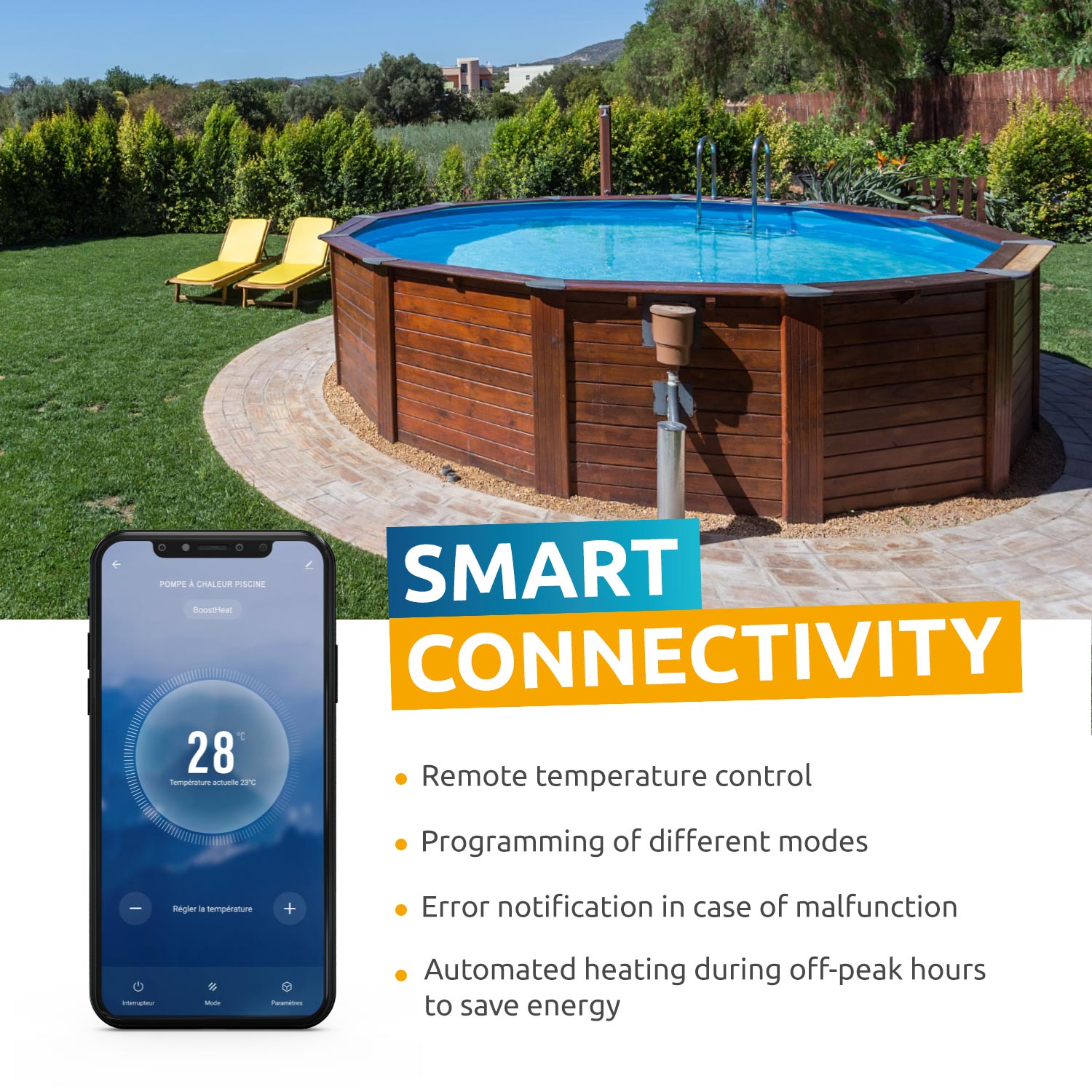 Smartphone Control for Pool Heating