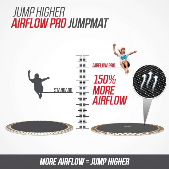 Батут BERG Ultim Champion FlatGround 500 Grey + Safety Net DLX XL