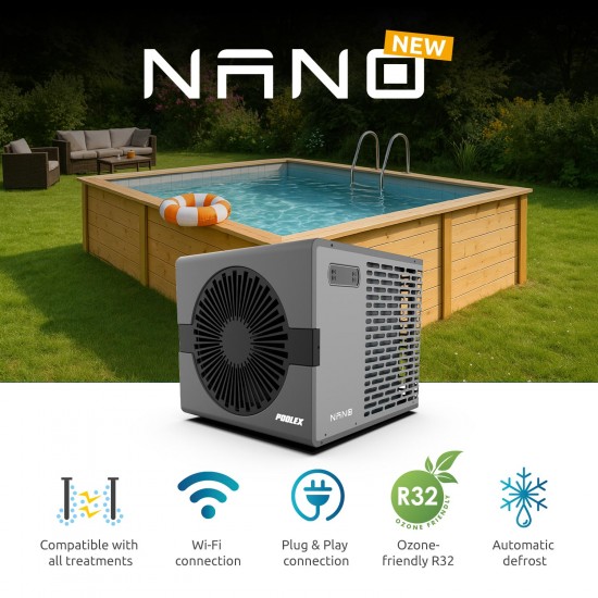Poolex Nano B5 reversible pool heat pump 5.25kW