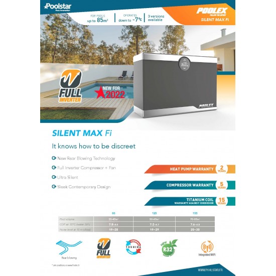 Poolex Silent Max Full Inverter heat pump