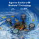 Bublue BuVortex V5 pool surface cleaner robot in action