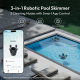 Bublue BuVortex V5 pool surface cleaner robot in action
