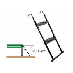 Trampoline ladder for frame heights of 65-80cm