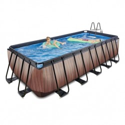 Swimming pool EXIT Wood 540 x 250 x 100 cm with filter pump
