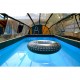 Swimming pool Stone 400 x 200 x 122 cm with filter pump