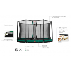 Maapealne batuut BERG Grand Champion Inground ø520 XL 
