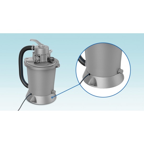 Pool filter pump water flow 3.03 m3/h