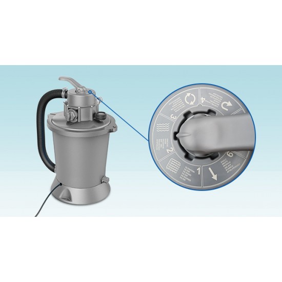 Pool filter pump water flow 3.03 m3/h