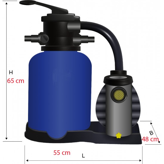 Basseini liivafiltri komplekt Saksamaalt, efektiivne ja vastupidav lahendus, mis sobib igasuguste basseinide puhastamiseks.