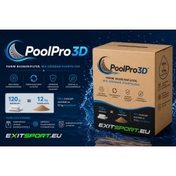 PoolPro 3D – korduvkasutatav basseinifilter (120g = 12 kg liiva) PoolPro 3D – korduvkasutatav basseinifilter (120g = 12 kg liiva)