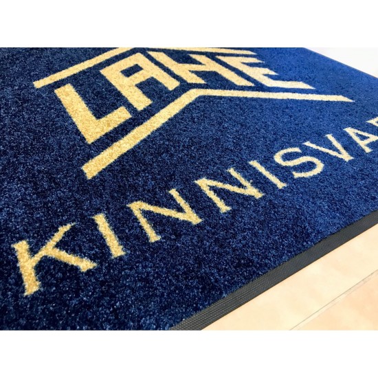 Printed logo mat