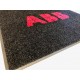 Printed logo mat