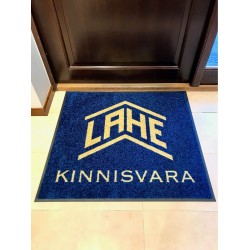 Printed logo mat