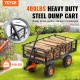 VEVOR Heavy-Duty metallist aiakäru 180 kg spordiväljakute ja hoovi hooldusel VEVOR Heavy-Duty metallist aiakäru 180 kg spordiväljakute ja hoovi hooldusel