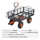 VEVOR Heavy-Duty metallist aiakäru 180 kg spordiväljakute ja hoovi hooldusel VEVOR Heavy-Duty metallist aiakäru 180 kg spordiväljakute ja hoovi hooldusel