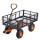 VEVOR Heavy-Duty metallist aiakäru 180 kg spordiväljakute ja hoovi hooldusel VEVOR Heavy-Duty metallist aiakäru 180 kg spordiväljakute ja hoovi hooldusel